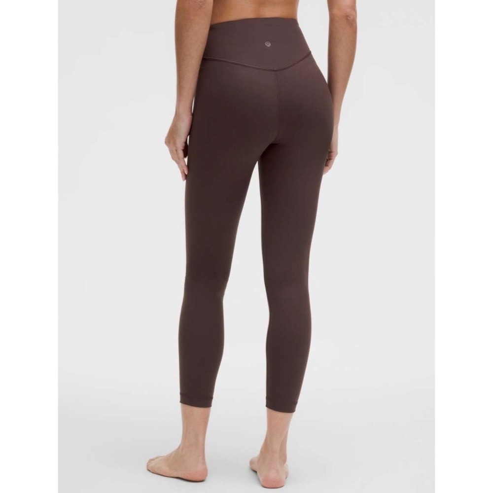 Lululemon Wunder Under High-Rise Pant 25 Espresso Brown Nulu Leggings Size 6